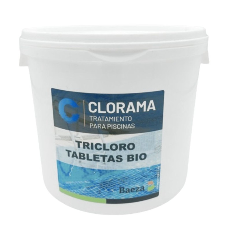 CLORAMA TRICLORO TABLETAS BIO ENVASE 5 KG CLORAMA TRICLORO TABLETAS BIO ENVASE 5 KG